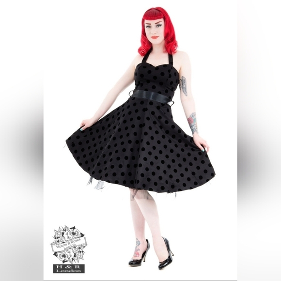 Hearts & Roses Dresses & Skirts - Hearts And Roses Polka Dot Swing Dress, VGUC, Size 4